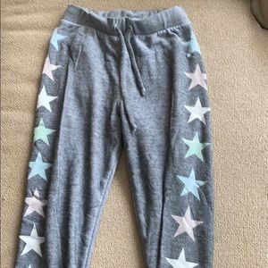 Wildfox pastel star sweatpants
